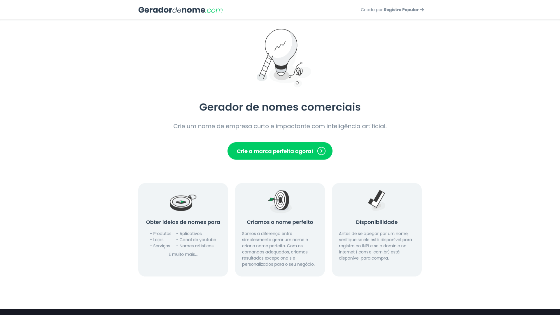 Ilustração do projeto Gerador de Nome